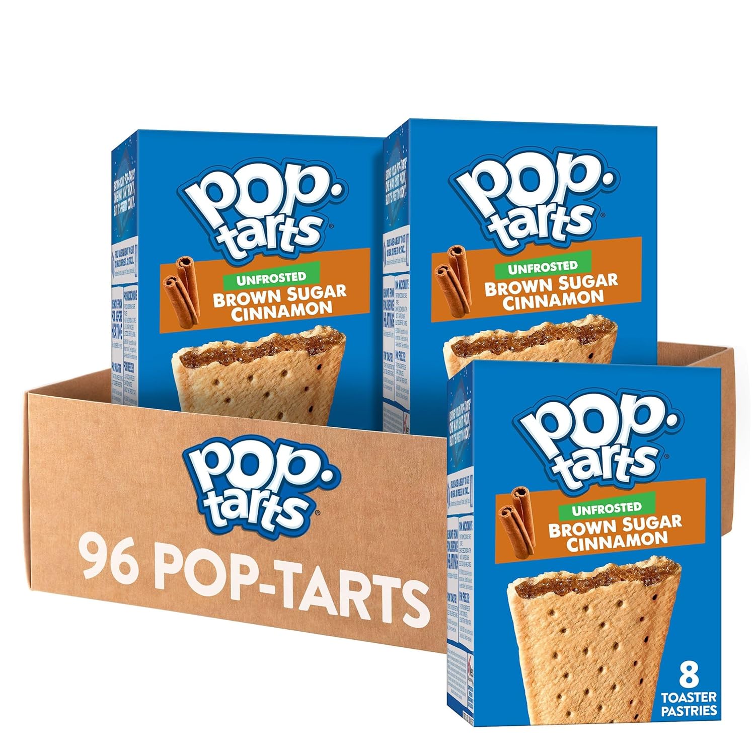 Pop-Tarts Unfrosted Brown Sugar Cinnamon Toaster Pastries