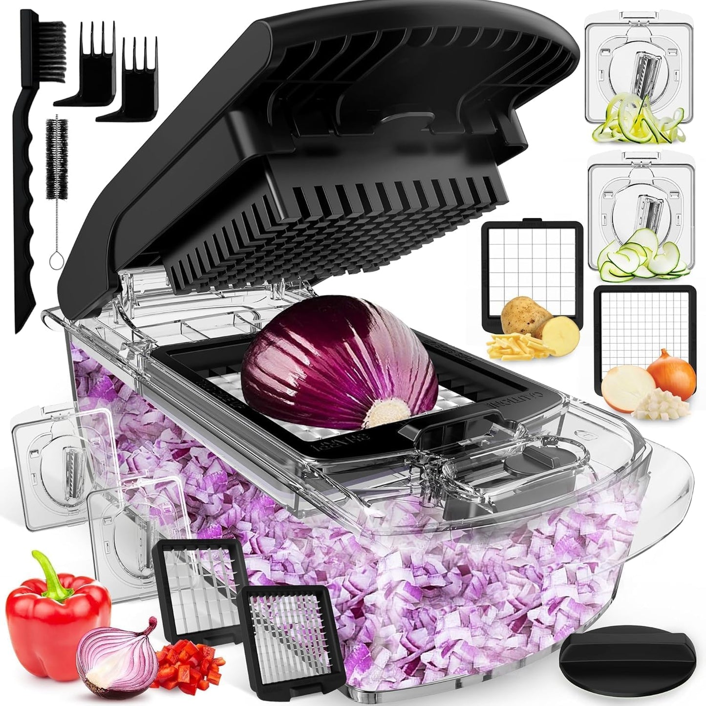 Fullstar Pro Chopper - The Ultimate Vegetable Slicer and Chopper