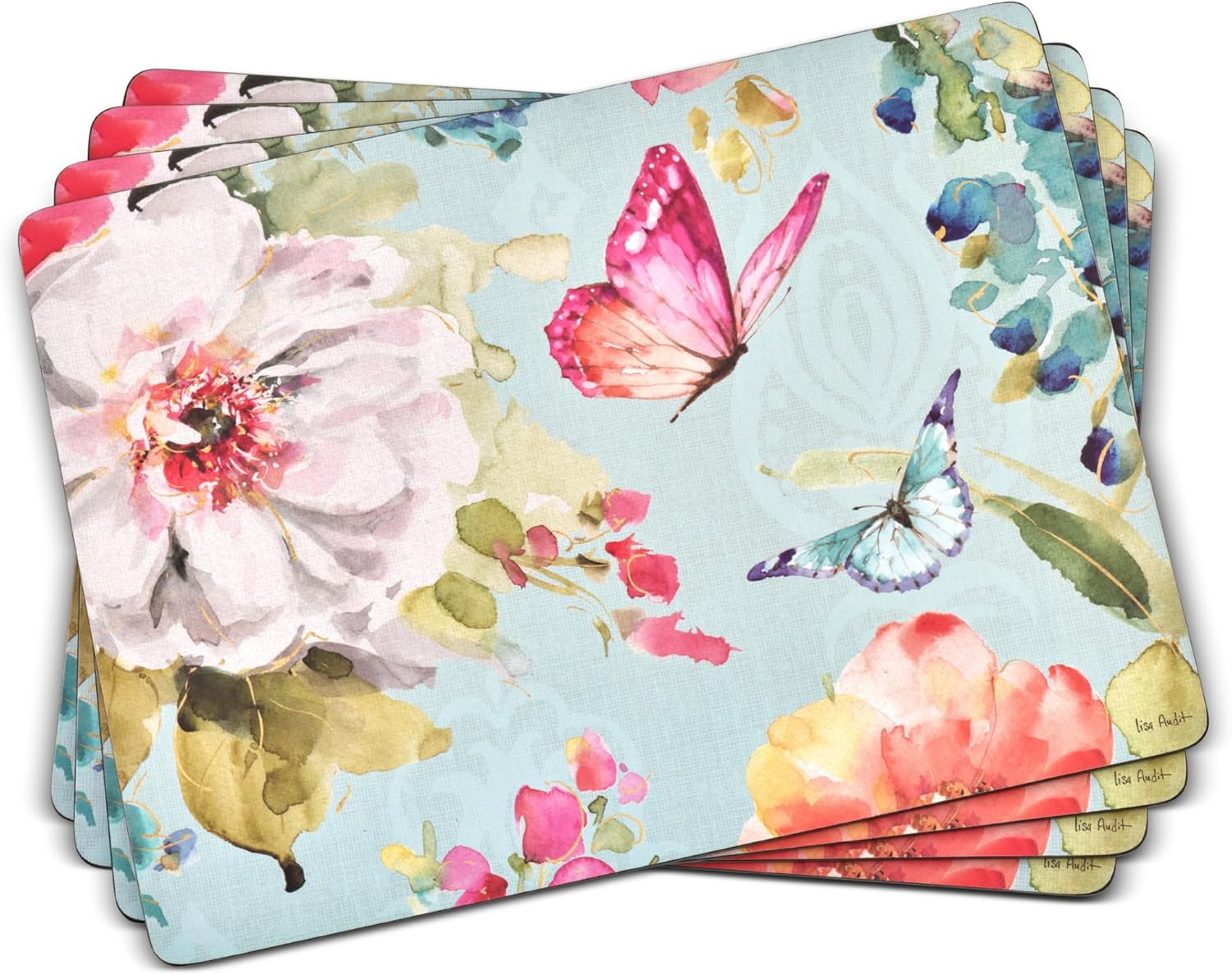 Pimpernel Colorful Breeze Placemats Set of 4 for Stylish Dining