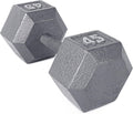 CAP Barbell Cast Iron Hex Dumbbell - Durable Home Gym Weights