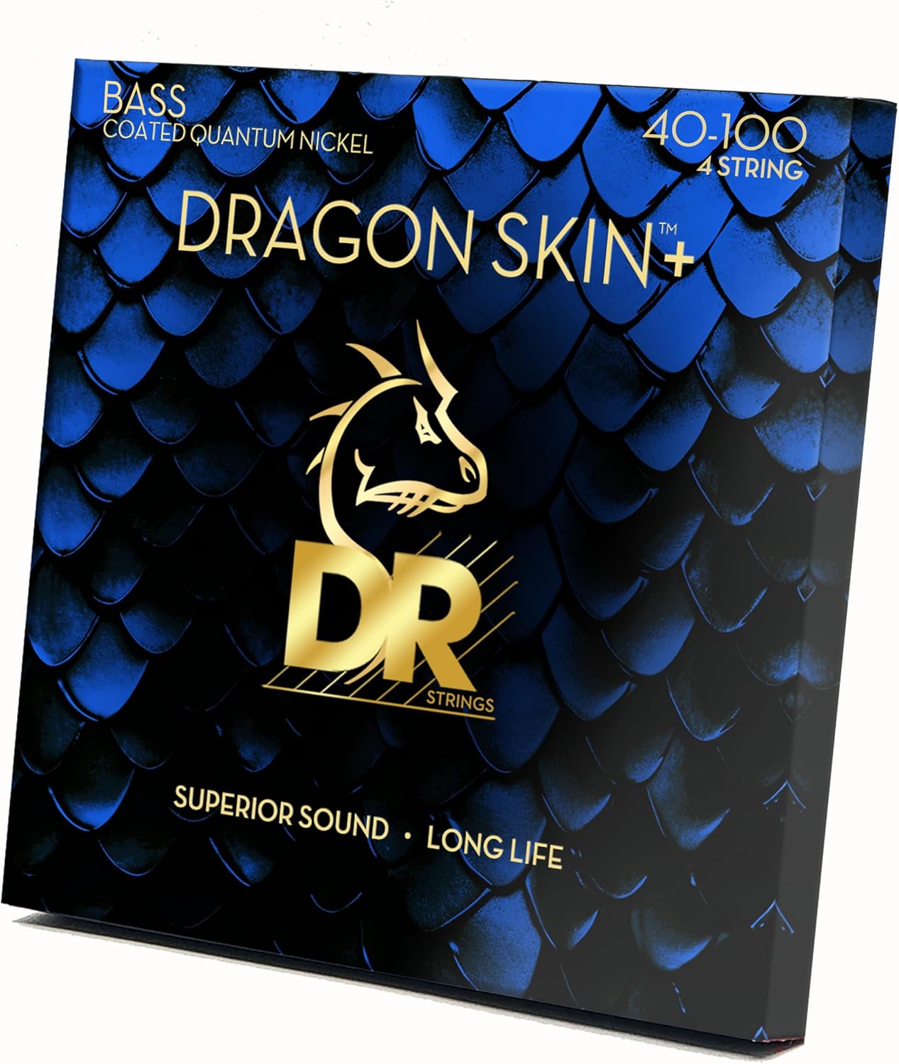 DR Strings DRAGON SKIN+ Coated Quantum Nickel Bass Strings DBQ-40