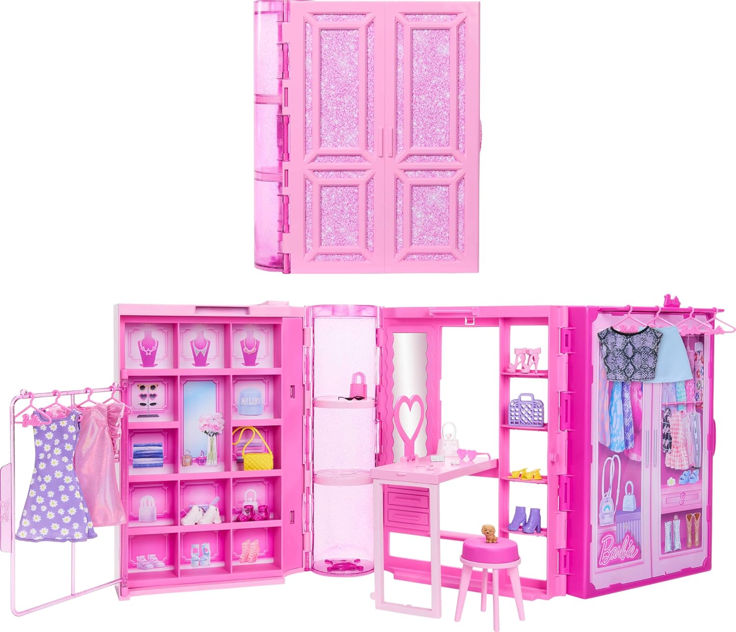 Barbie Dream Closet Playset with 25+ Fashion Accessories