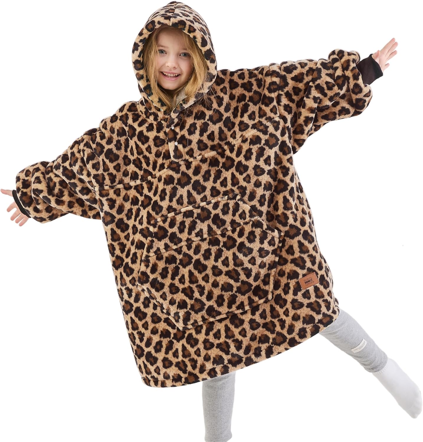 Cozy Kids' Wearable Blanket Hoodie by Degrees of Comfort