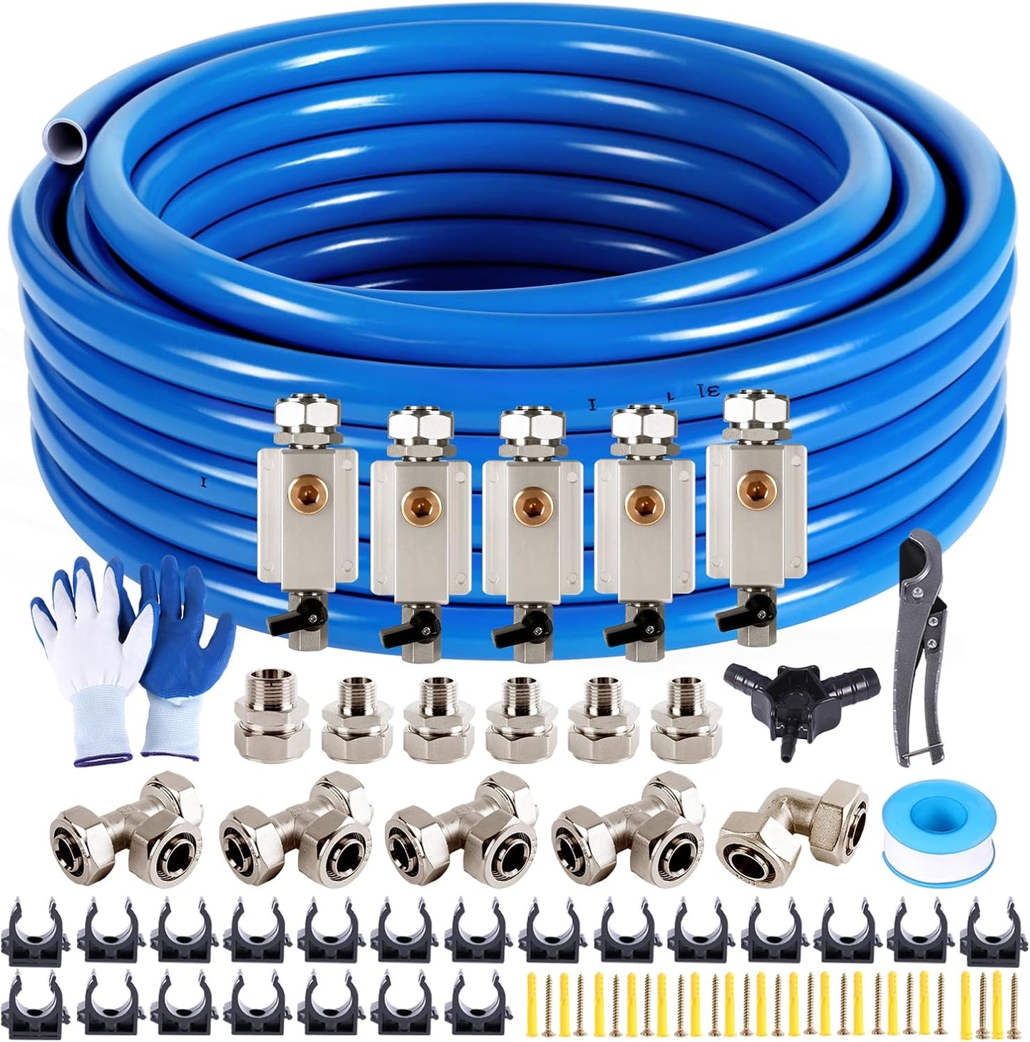 Shop Air Line Kit 3/4in 100ft 200in 300ft HDPE Aluminum Tubing