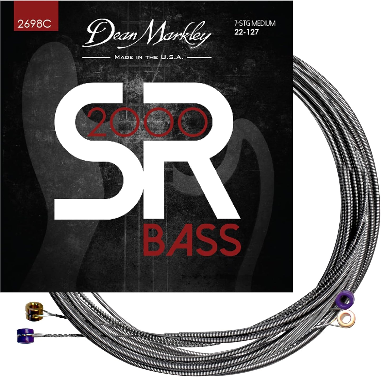 Dean Markley SR2000 7 String Bass Strings - Long Lasting Full Tone