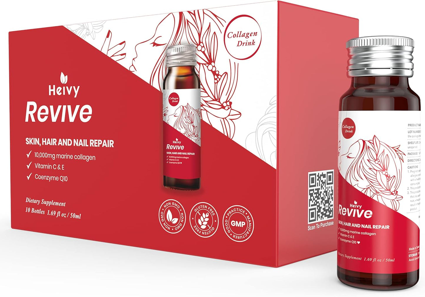 Liquid Collagen for Women - 10,000mg Marine Collagen Drink
