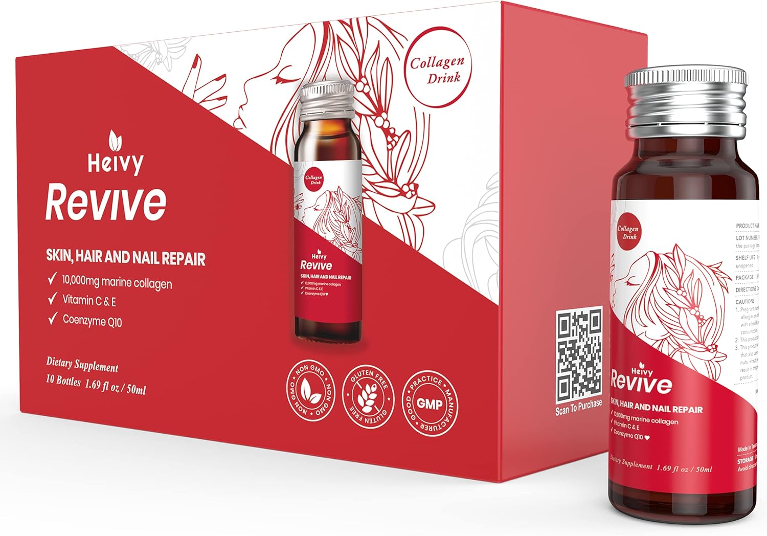 Liquid Collagen for Women - 10,000mg Marine Collagen Drink