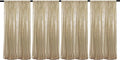 Champagne Sequin Backdrop Curtains 2ft x 8ft 4 Panel - Sparkly Photo