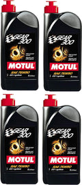Motul Gear 300 Fully Synthetic Gearbox Oil 75W90 1L Pack of 4