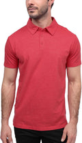 INTO THE AM Slim Fit Polo for Men S - 4XL - Tailored Short Sleeve