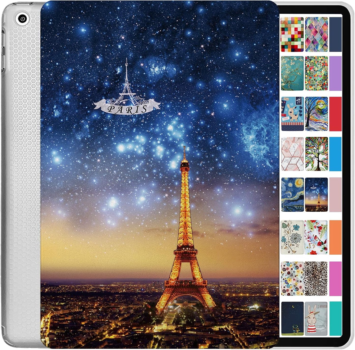 DuraSafe iPad Case for 9.7 Inch Air 1 2 5 6 Gen - Paris Night