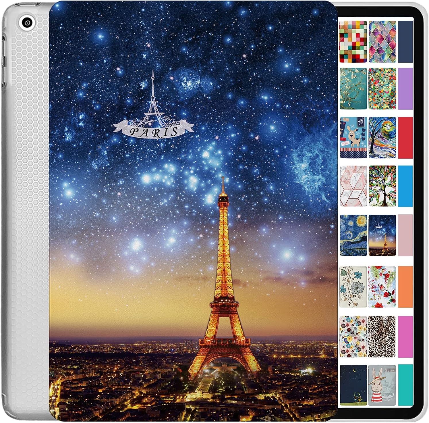 DuraSafe iPad Case for 9.7 Inch Air 1 2 5 6 Gen - Paris Night