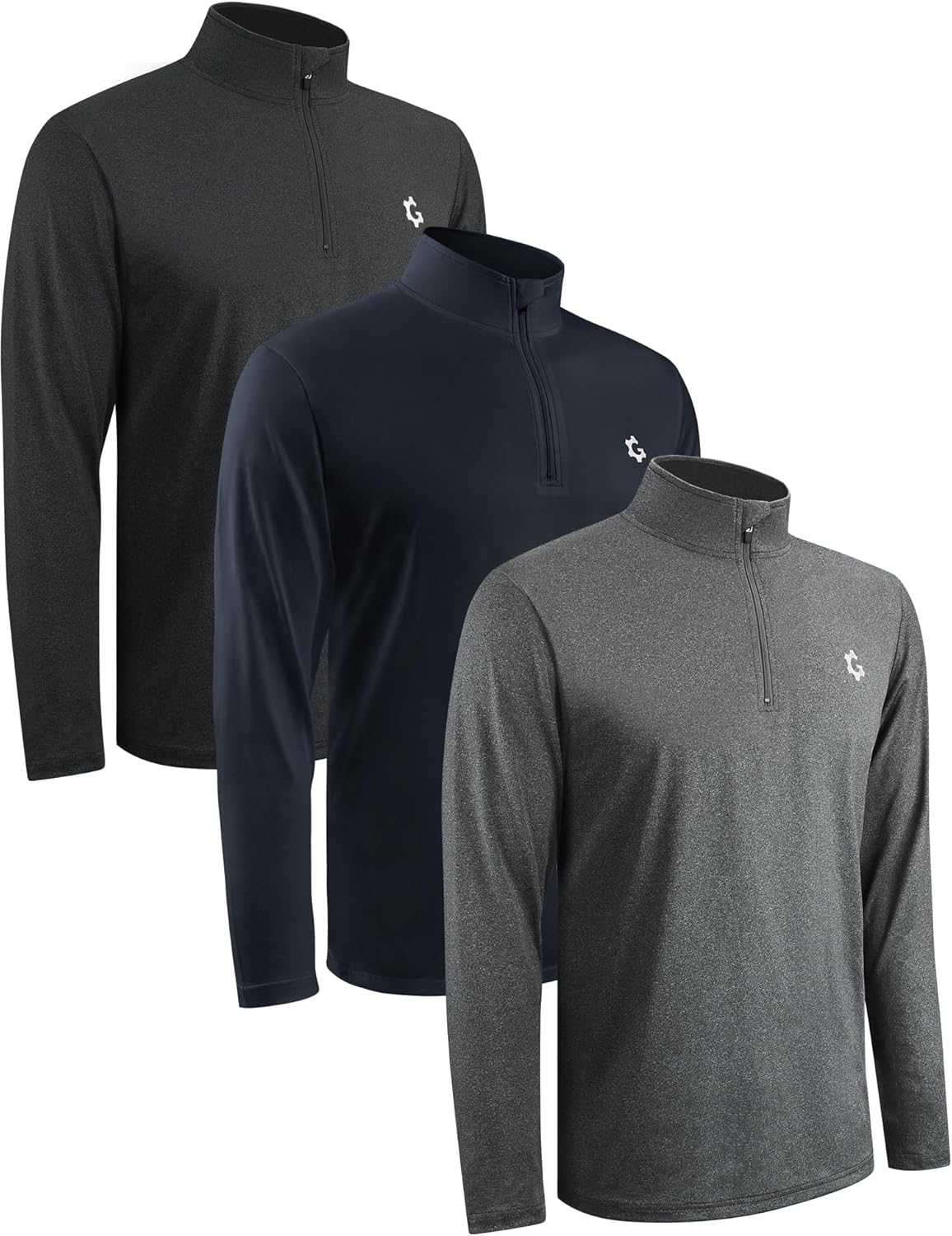 Quick Dry Men's Athletic Pullover 3-Pack