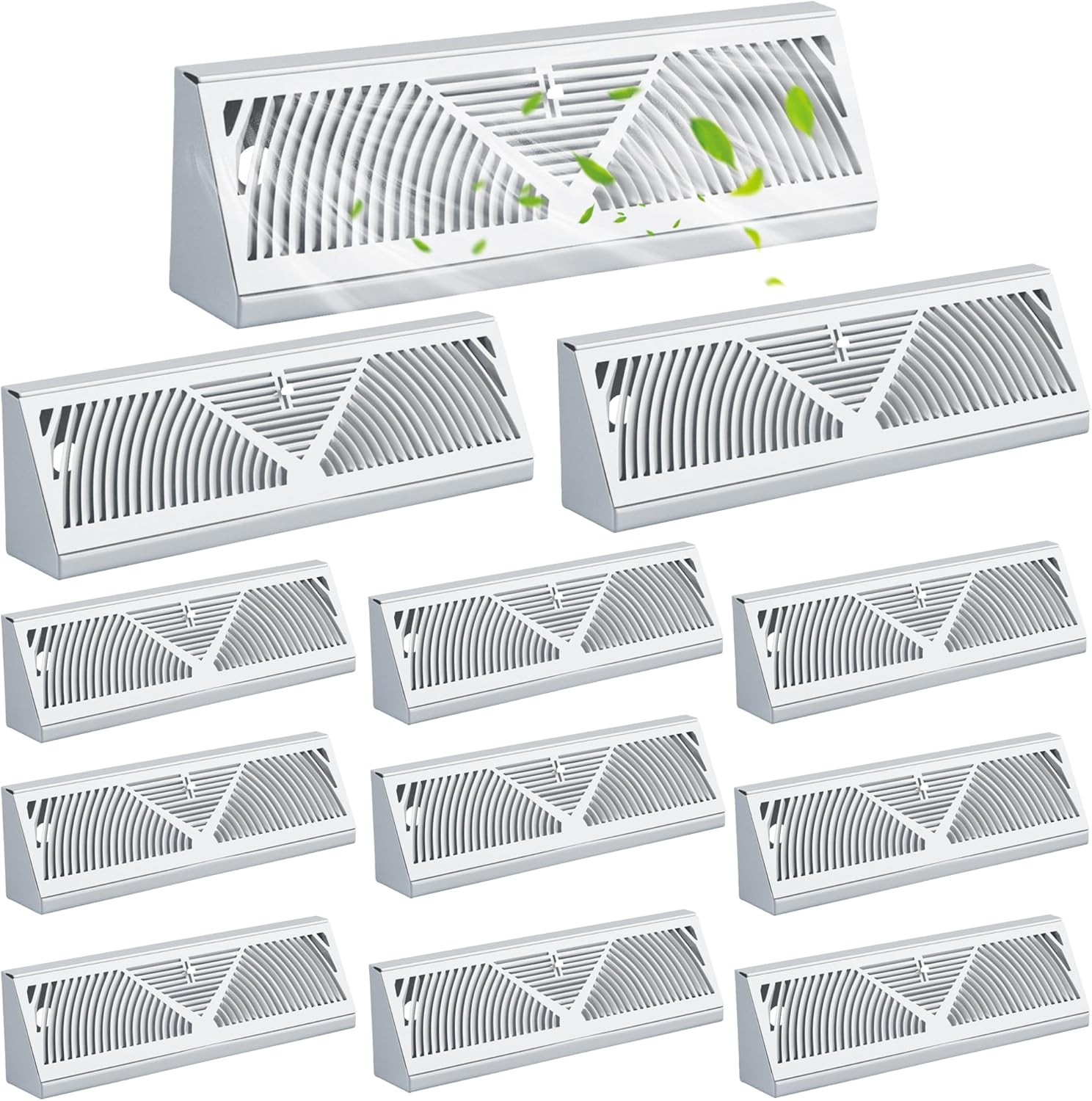 15 Inch Baseboard Register Diffuser Vent Covers for Home Use
