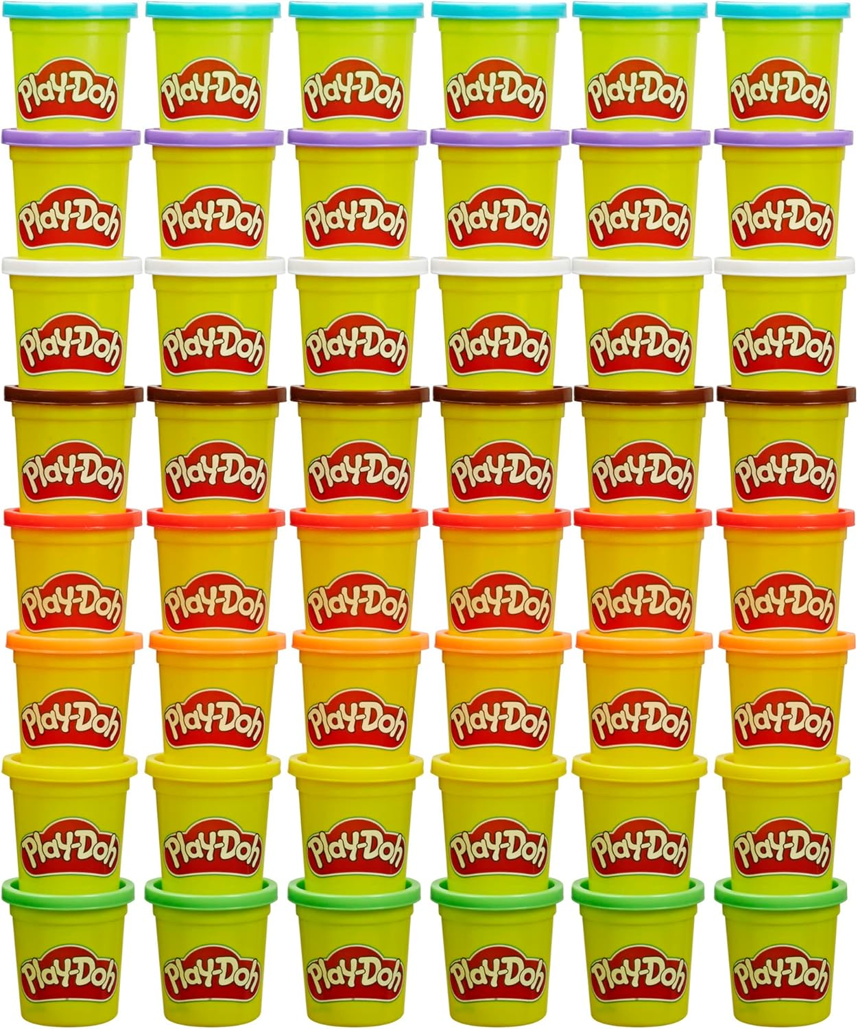 Play-Doh Bulk Pack of 48 Cans for Creative Classroom Fun