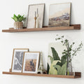 Picture Ledge Shelf Set of 2 36 in - Floating Nursery Book Shelves