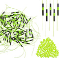 Bobber Stops Plastic Beads 100pcs Fishing Floats Corks String Knots
