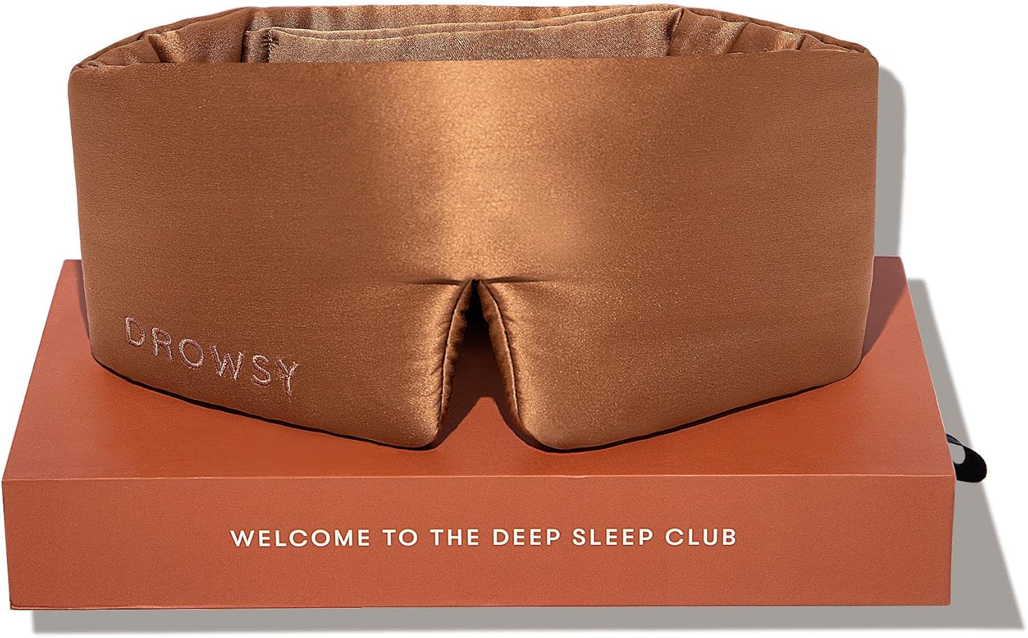 DROWSY Silk Sleep Mask - Luxurious Padded Cocoon for Sleep