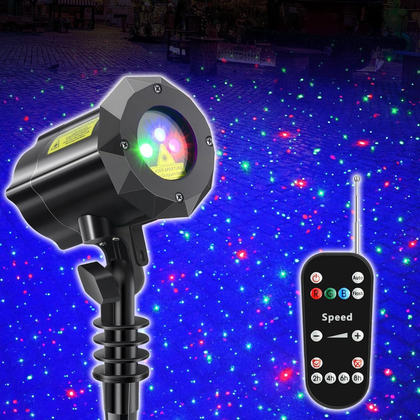 Poeland Laser Lights: Festive Home Bliss