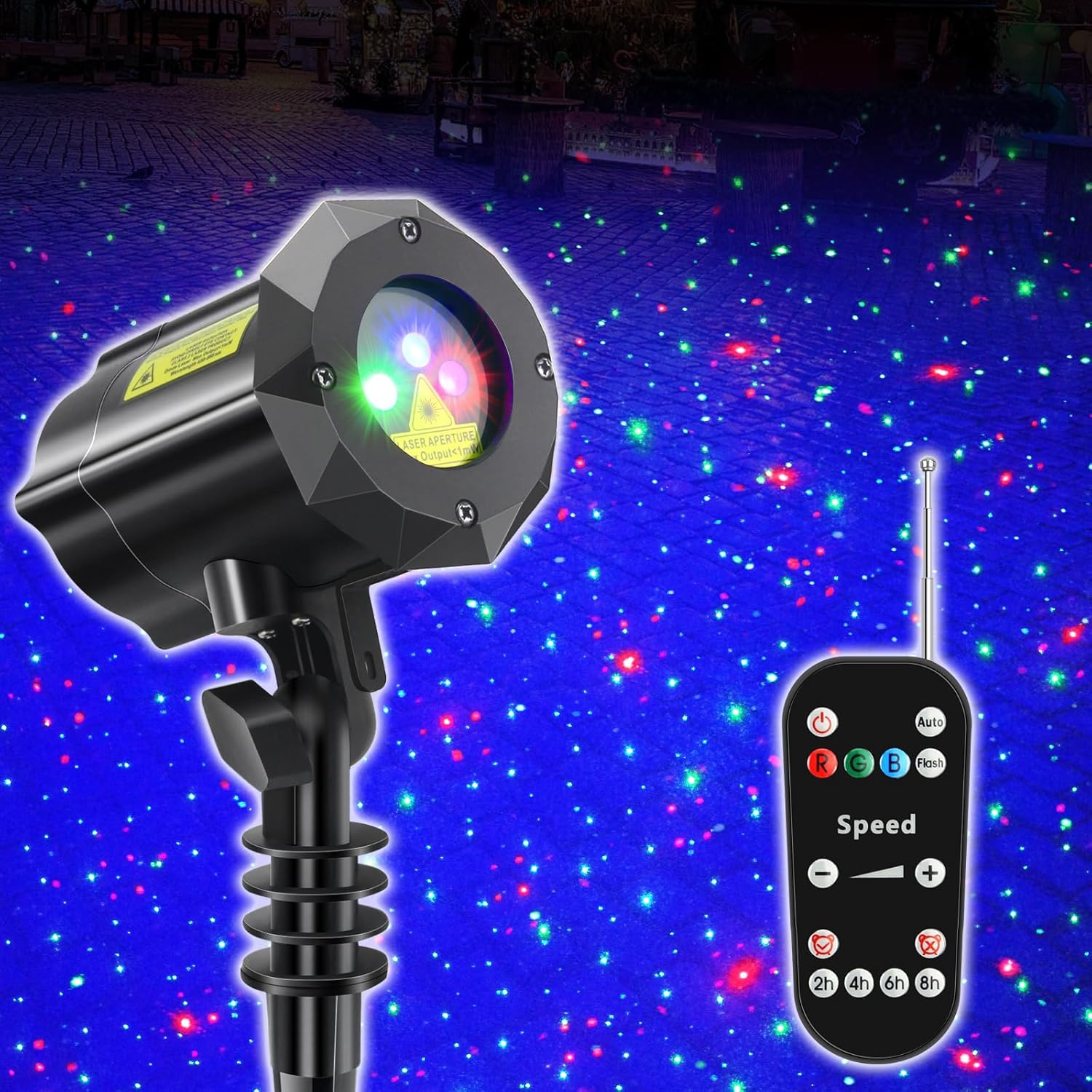 Poeland Laser Lights: Festive Home Bliss
