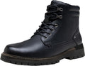 Mens Chukka Boots with Zipper - Casual Hiking Lace-Up Boot
