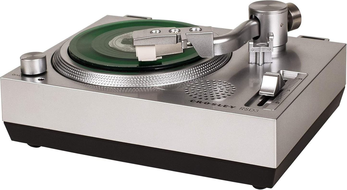 Crosley CR6037A-SI Mini Turntable for 3-inch Vinyl Records