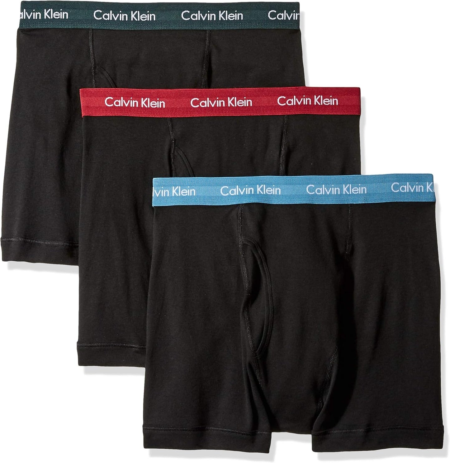 Calvin Klein Mens Cotton Classics 3-Pack Boxer Briefs for Comfort