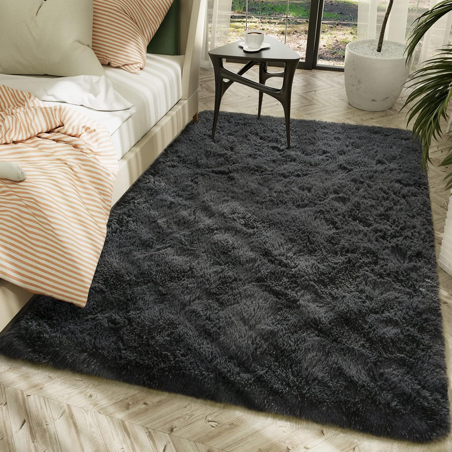 LOCHAS Ultra Soft Indoor Modern Area Rug for Cozy Living Rooms