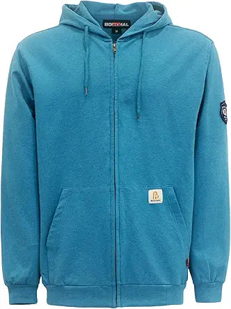 FR Hoodies Zipper Front Cotton Fleece Flame Resistant Sweatshirts