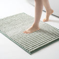 Chunky Ombre Chenille Bathroom Rug 24x36 - Soft, Absorbent Mat