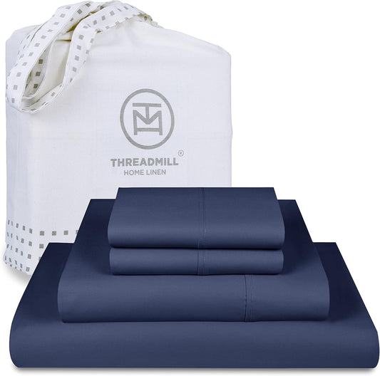 Threadmill California King Sheets Set - Luxury Supima Cotton