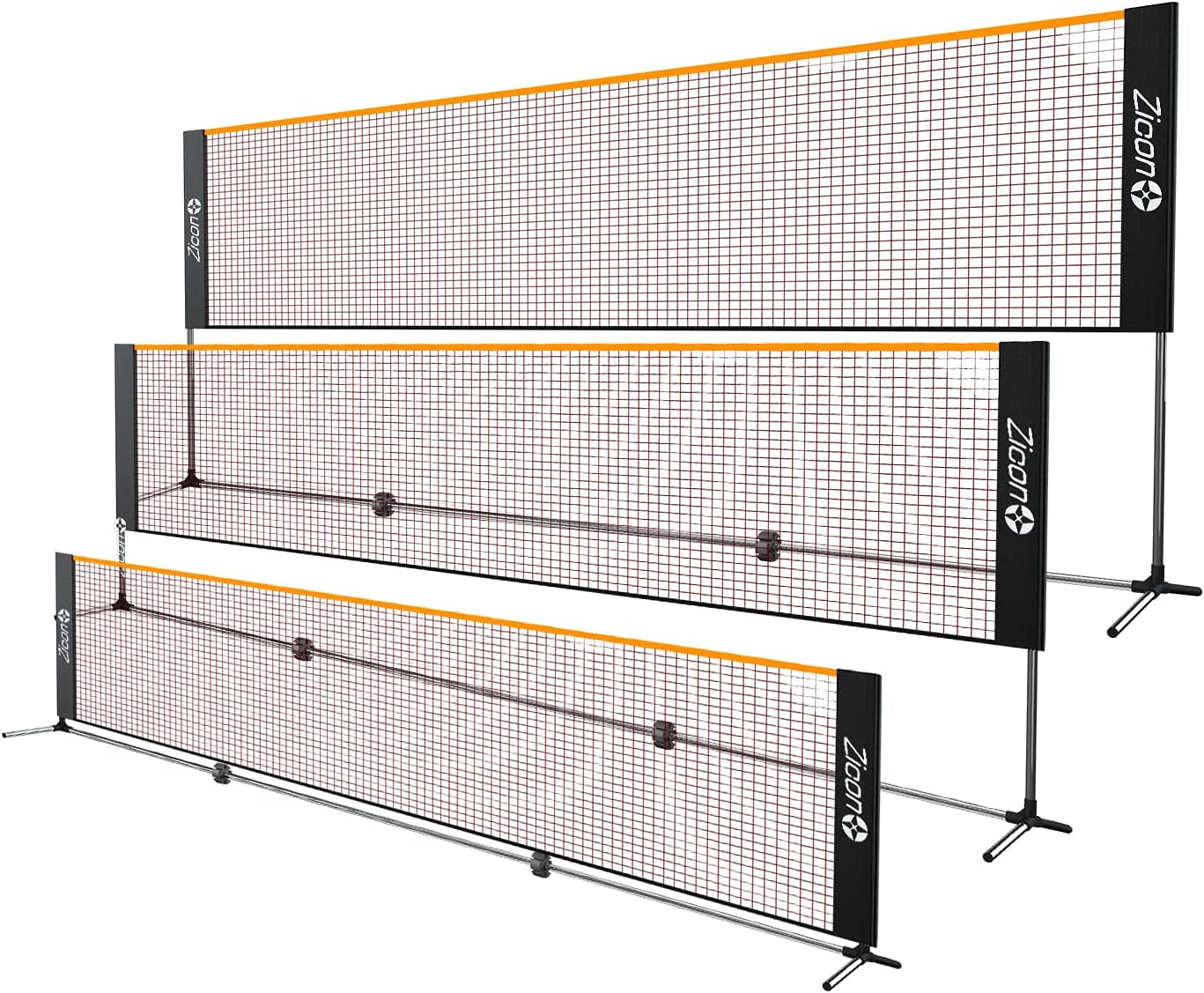 Portable Tennis Net Set with Adjustable Height for All Ages