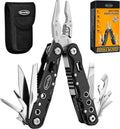 RoverTac Multitool Pliers Pocket Knife 14-in-1 - Compact Gear
