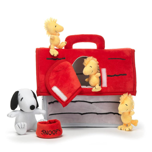 Snoopy Interactive Plush Doghouse - 5 Toys Included!