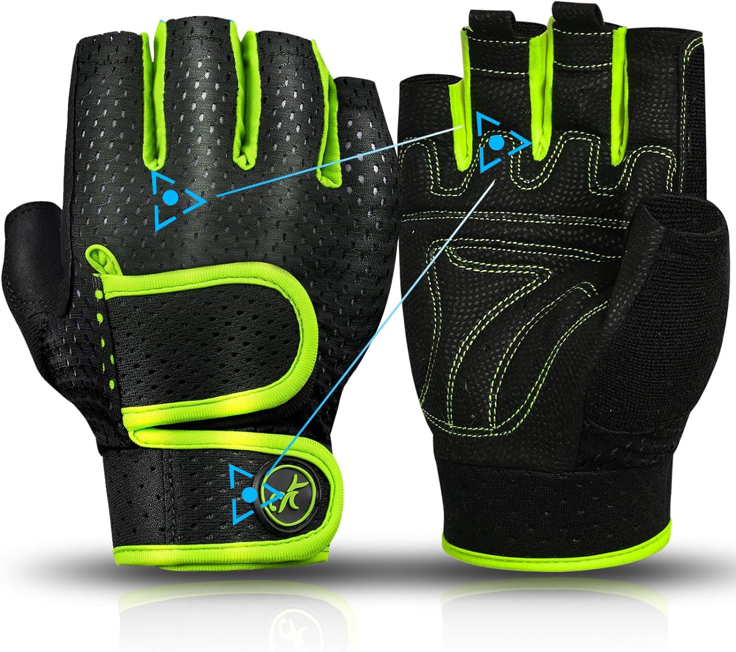 MOREOK 3MM Gel Padded Grip Gloves