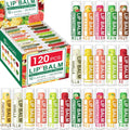 DMSKY 120 Pack Lip Balm Bulk - 12 Flavors Moisturizing Care
