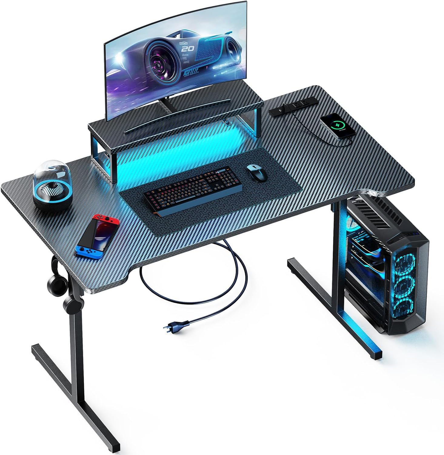 DOMICON Carbon Fiber Gaming Desk 