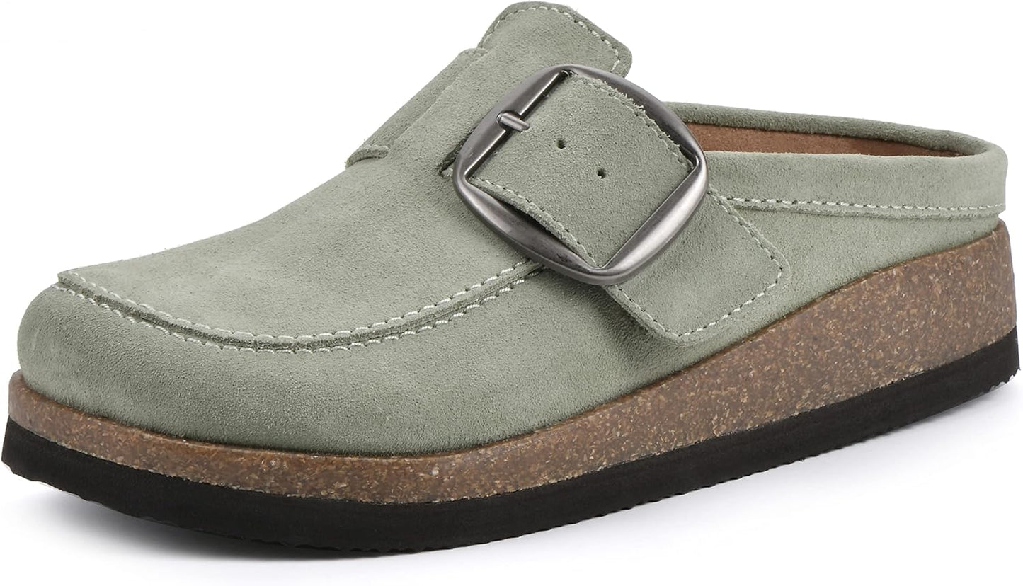 WHITE MOUNTAIN Women's Bueno Mule with Contoured Footbed
