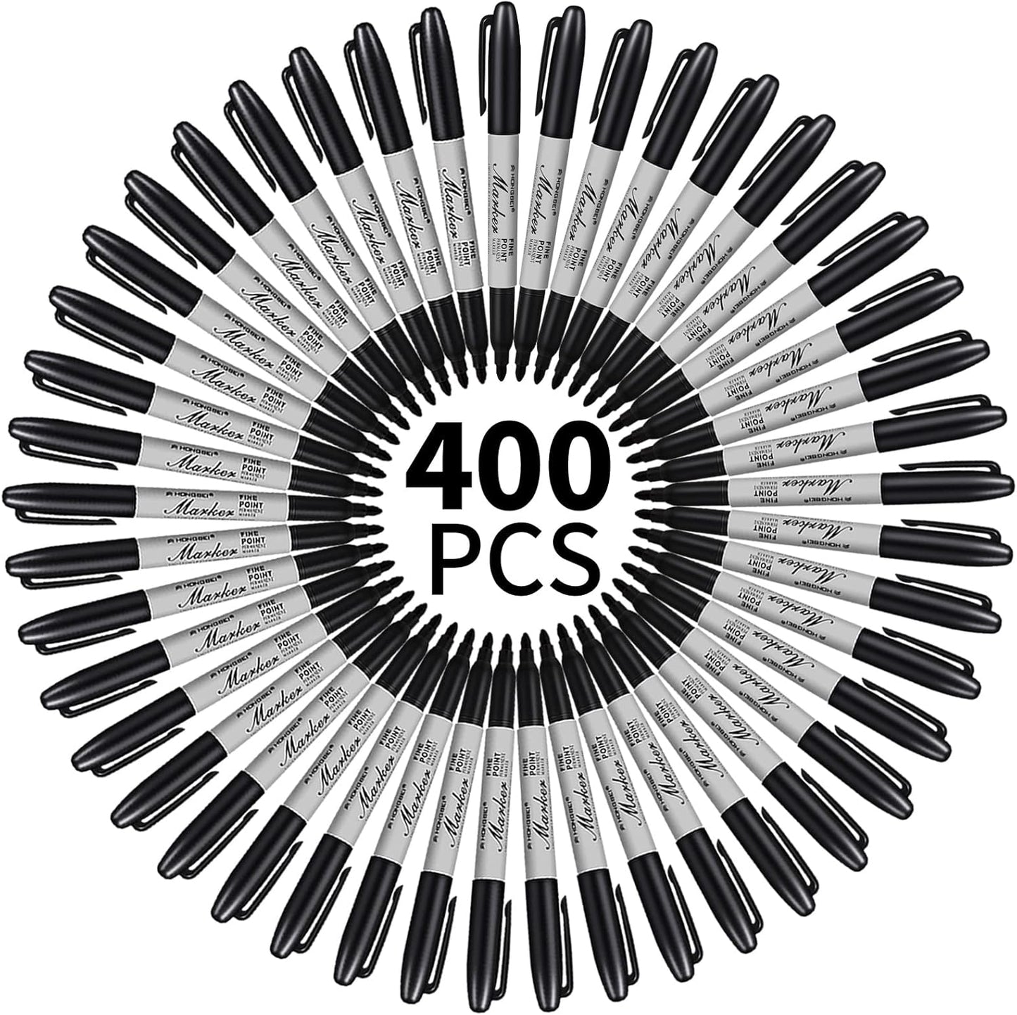 Bulk Black Permanent Markers Set for All Your Creative Needs