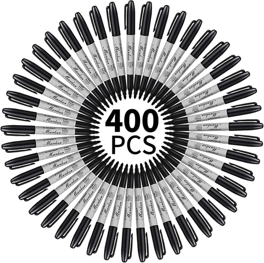 Bulk Black Permanent Markers Set for All Your Creative Needs