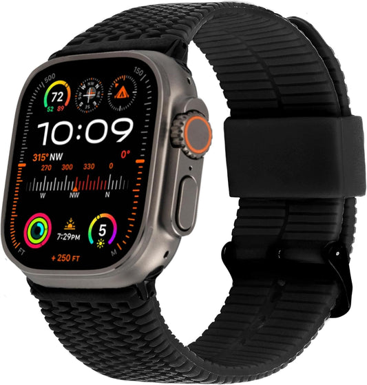Carterjett Tire Tread Sport Band | Compatible w/ Apple Watch, Rugged Design