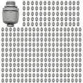 Conduit Connectors 1/2 in Liquid Tight Connector NPT - 300-Pack