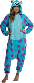 Disney Monsters Inc Sulley Kigurumi Sherpa Fleece Costume Suit
