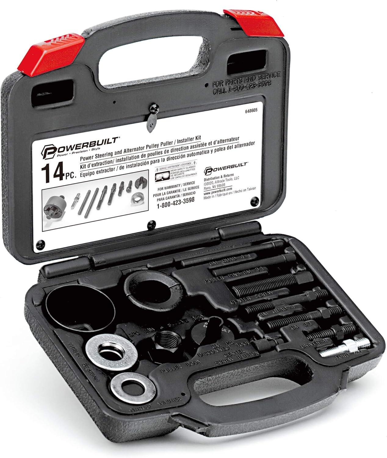 Powerbuilt Power Steering and Alternator Pulley Tool Set