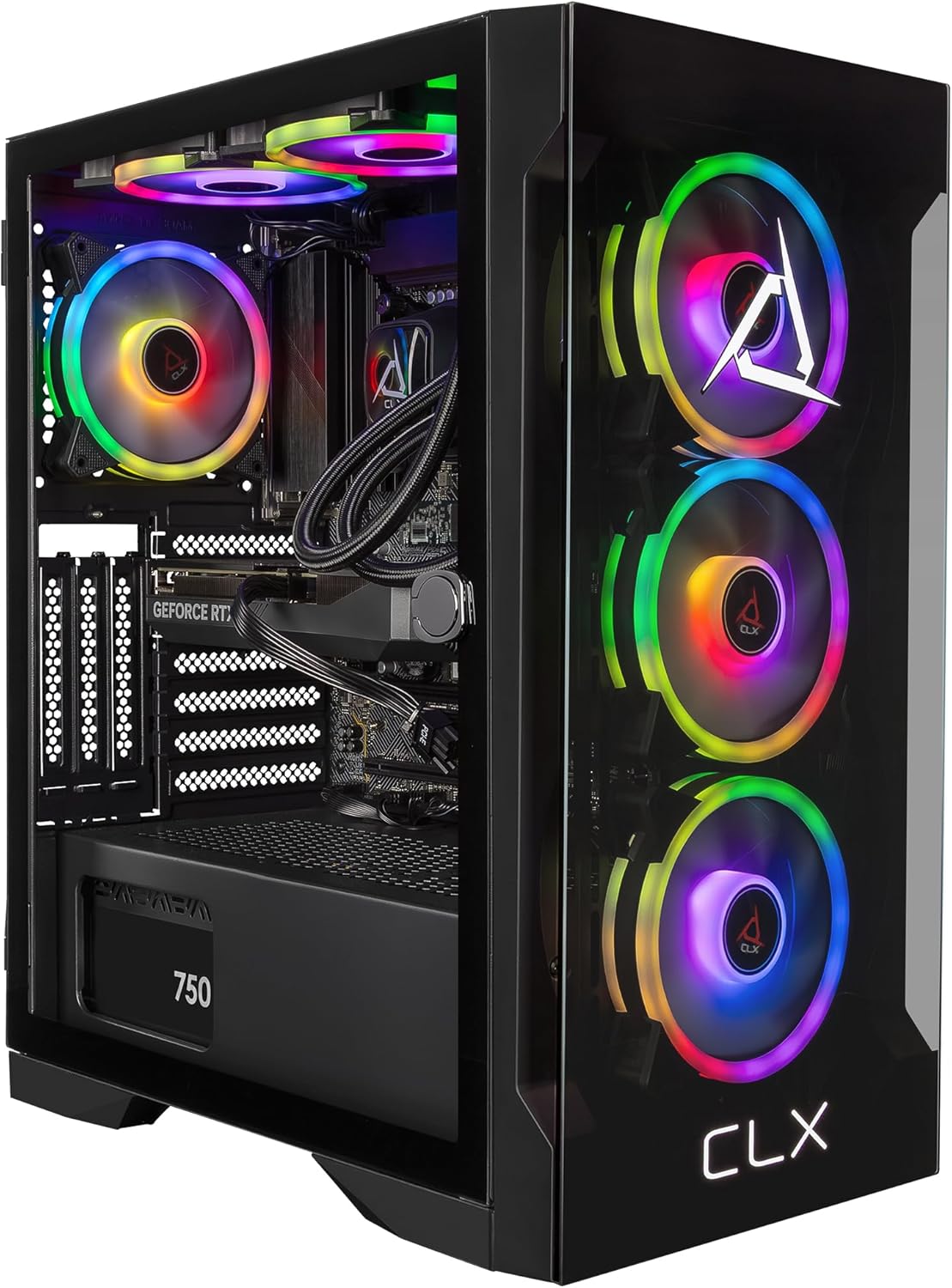 CLX Set Gaming PC with Intel Core i9 and GeForce RTX 5060 Ti