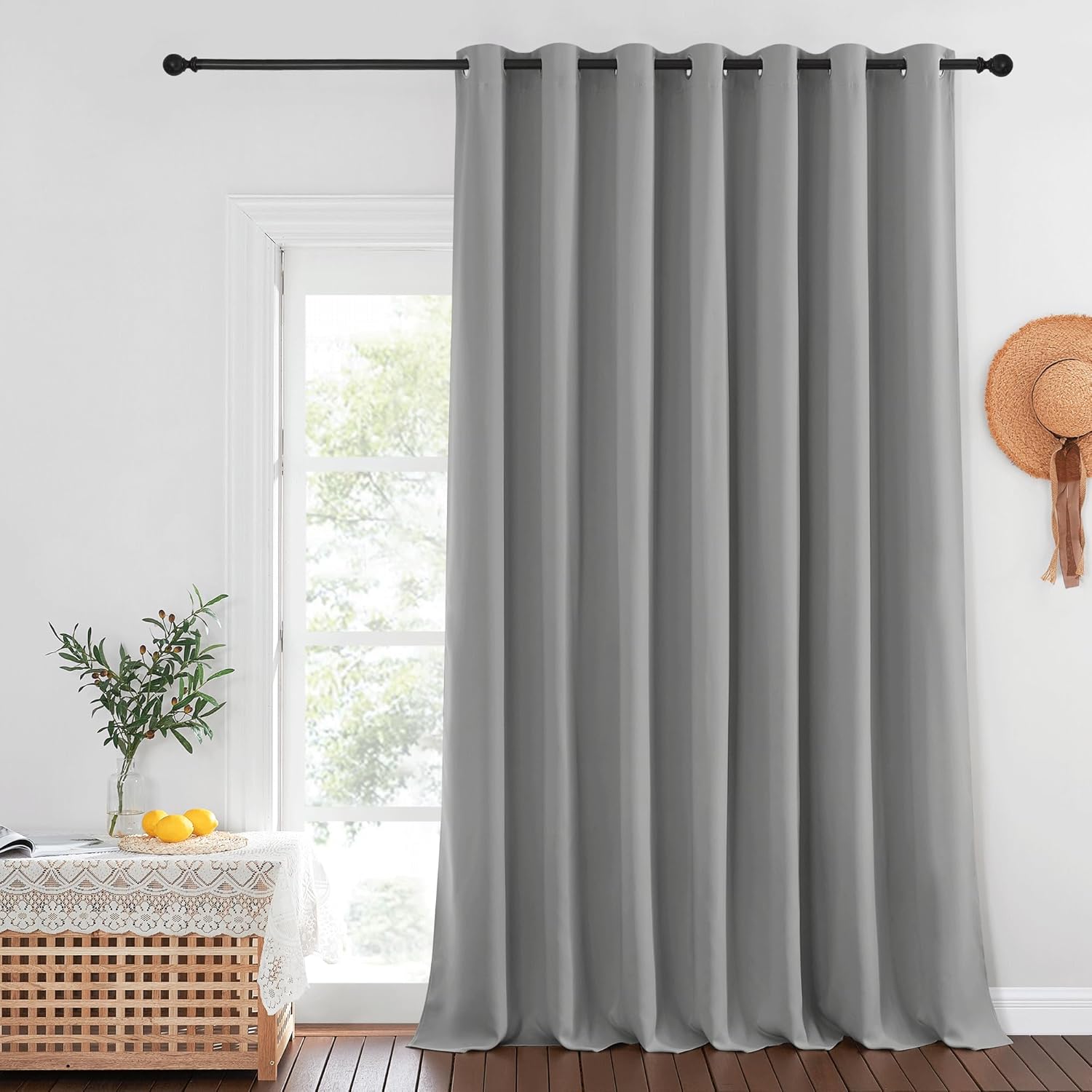 NICETOWN Blackout Curtains for Sliding Glass Door Room Divider