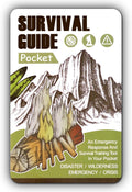 Tiny Pocket Survival Guide EDC - Compact Waterproof Credit Card Size