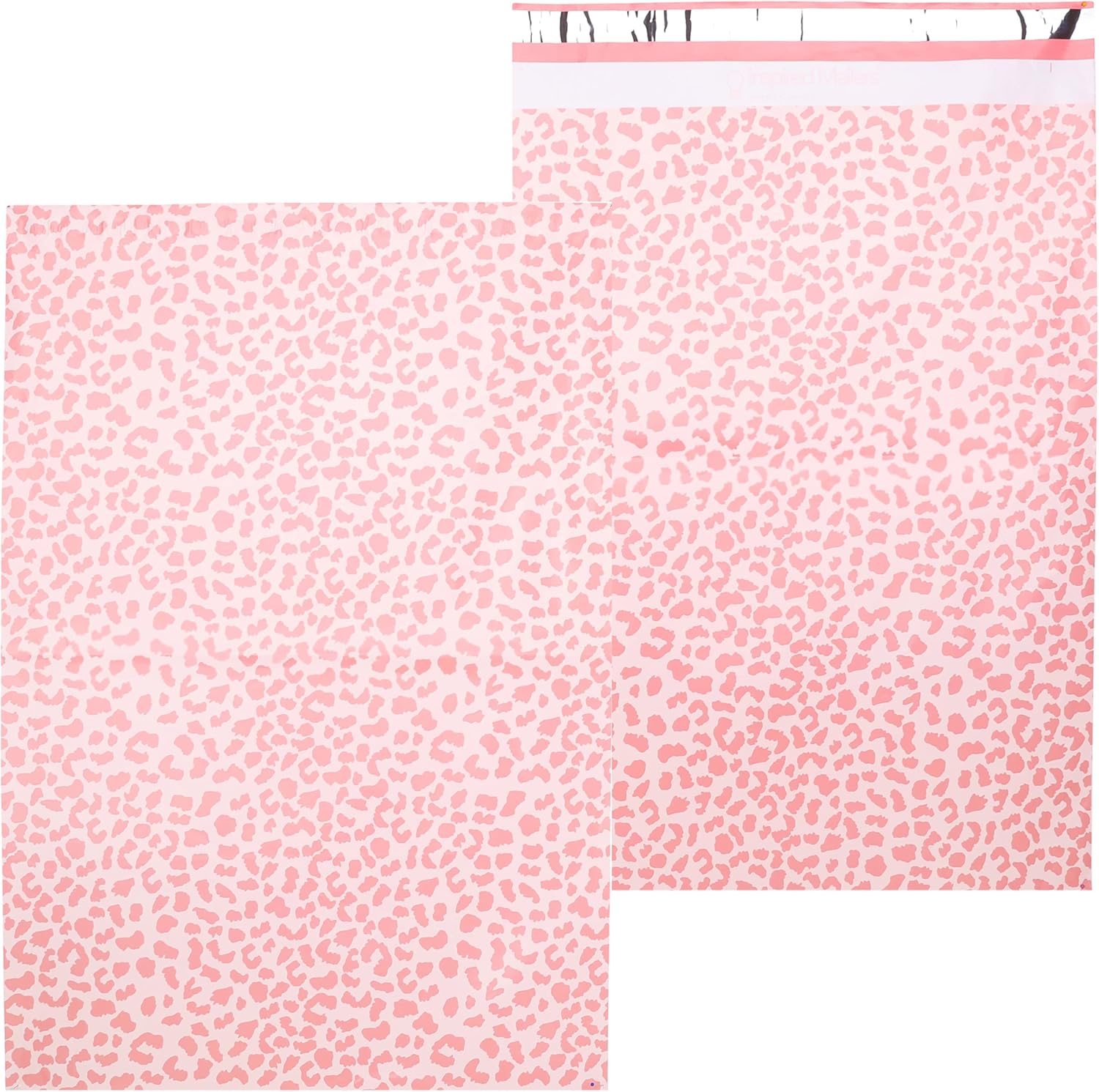 Poly Mailers 16x22 - 50 Pack Rose Gold Cheetah Design
