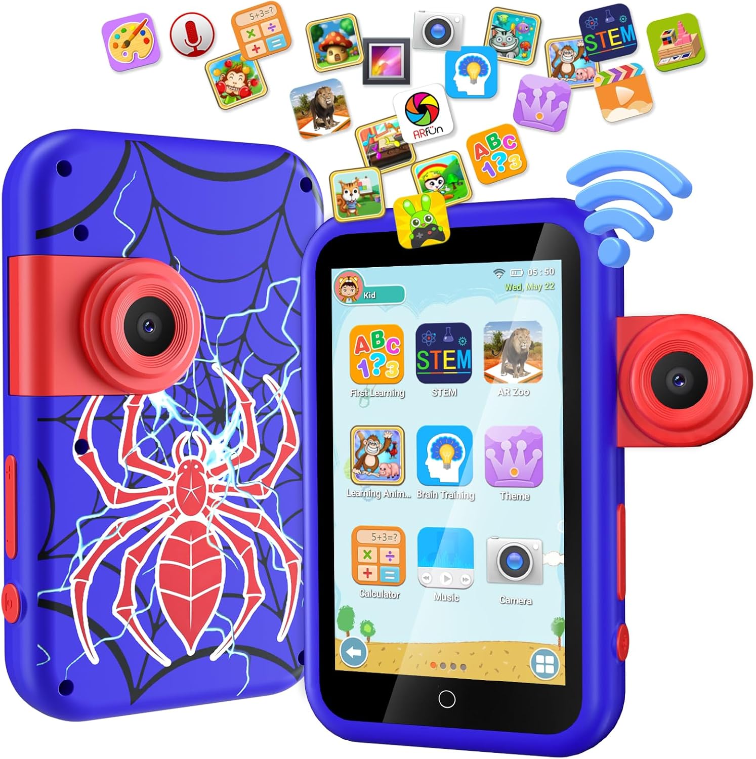 VATOS Spider Smart Phone Toy | Dual Camera Kids Cell Phone