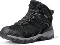 Mens Ankle High Waterproof Hiking Boots - Lightweight Trail Shoe
